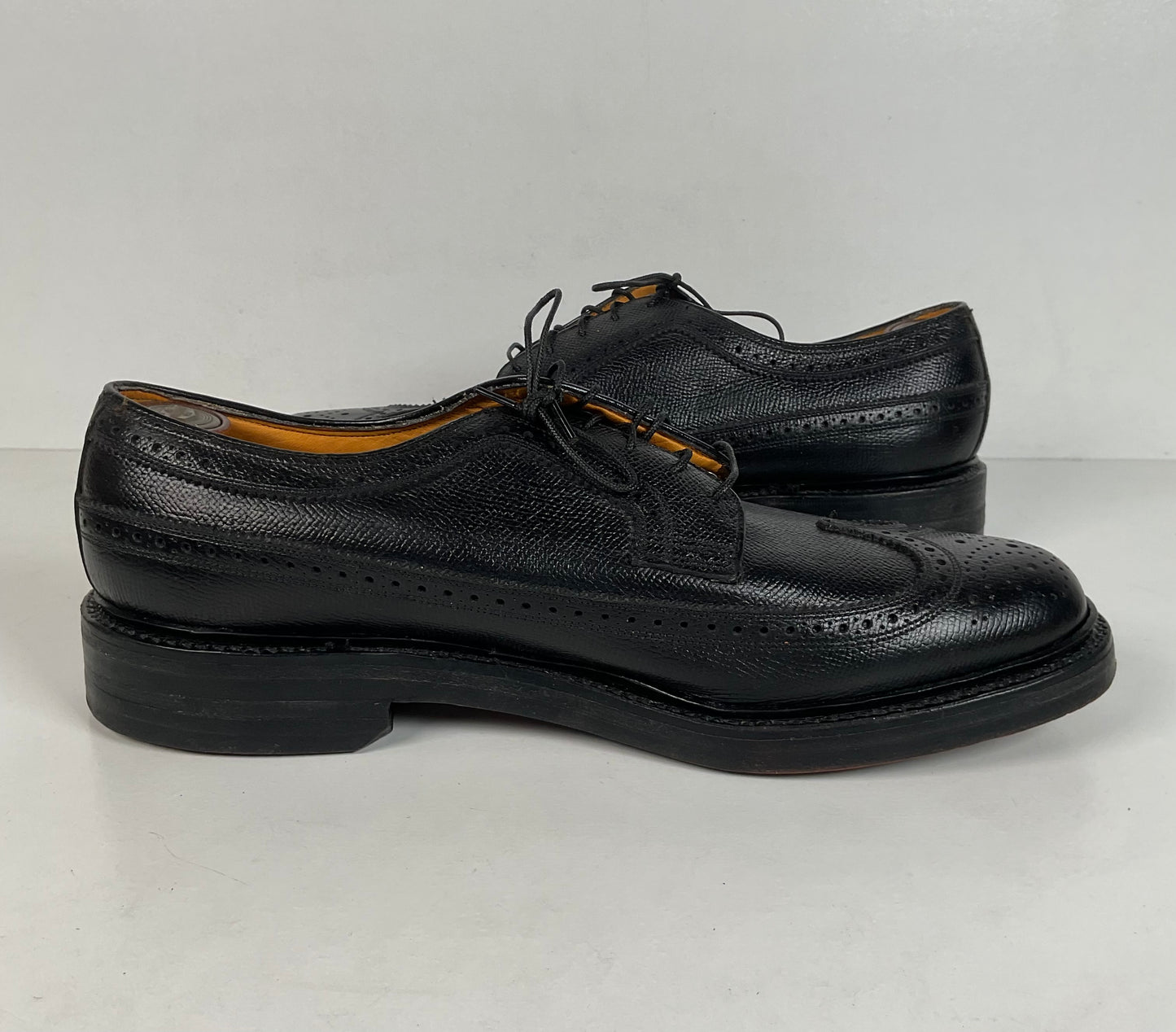 Vintage Florsheim Imperial Kenmoor Shoes | Brogued Longwing | Men’s 7.5 D