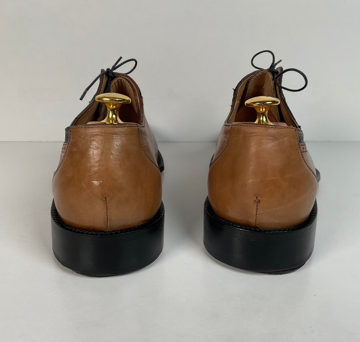 Belvedere Ostrich Leg Oxford Shoes | Split Toe | Exotic | Men’s 10 M