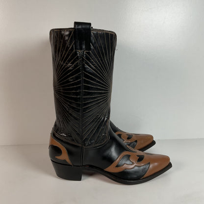 Vintage Frye Authentic Cowboy Boots | Starburst | Wingtip | 1950s | Men’s 9.5 D
