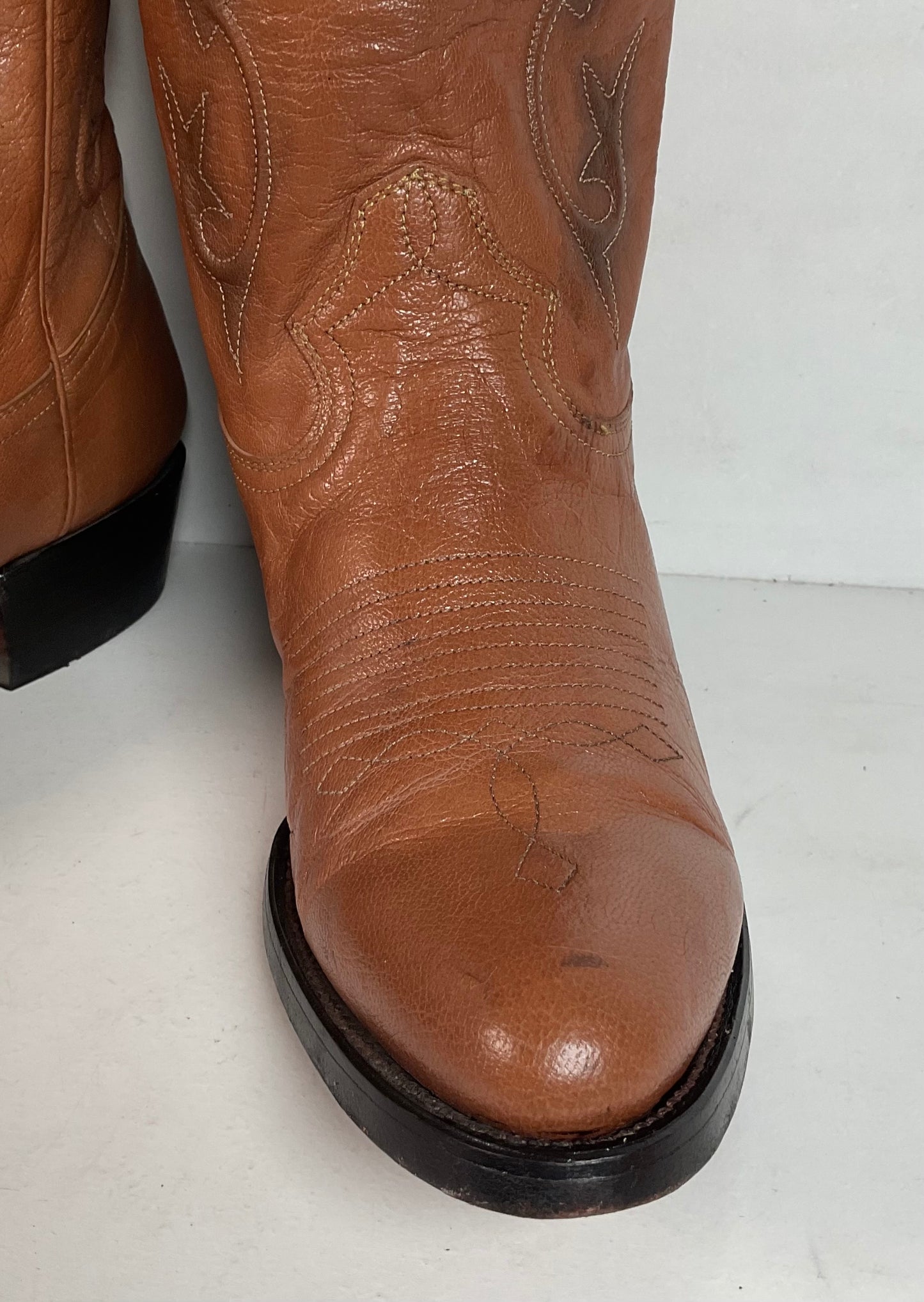 Montana Goat Skin Cowboy Boots | Brown | Men’s 8.5 D
