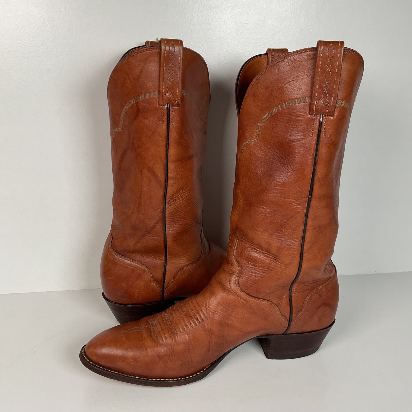 Vintage El Dorado Cowboy Boots | Chocolate Cow | Men’s 11.5 D