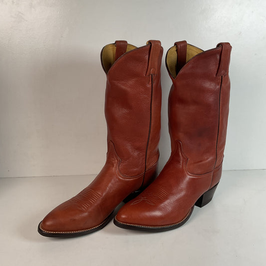 Tony Lama Ol’ Buck Cowboy Boots 9.5 D Deer Buck Skin