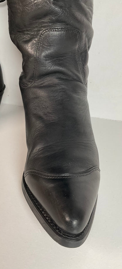 Vintage Women’s Harley Davidson Tall Lace Up Boots 10 M USA Made