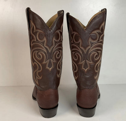 Los Altos Shark Skin Cowboy Boots | Exotic | Brown | Men’s 10 D