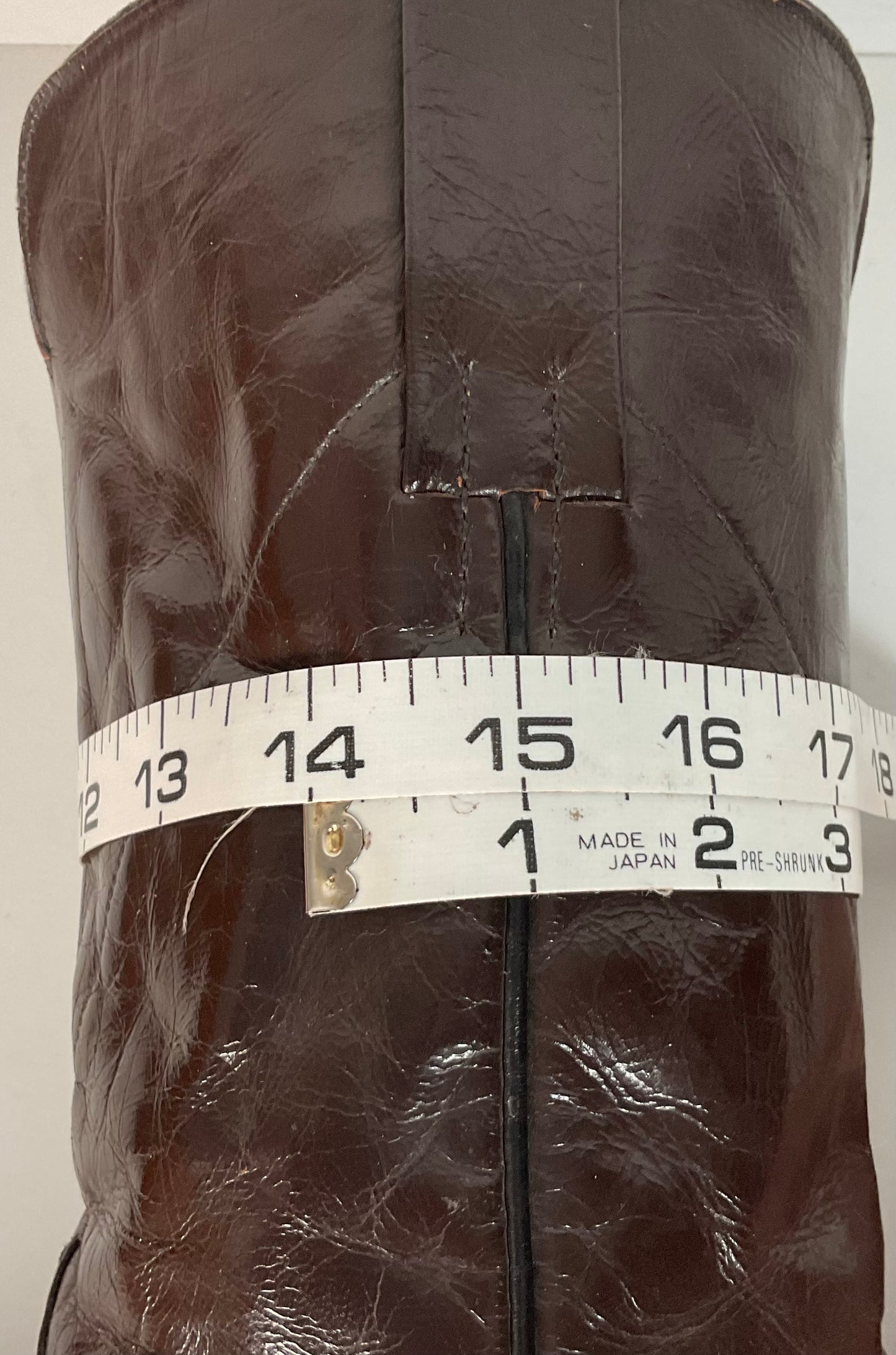 Vintage 1950s Frye Authentic Cowboy Boots 8.5 D Dark Brown Calfskin