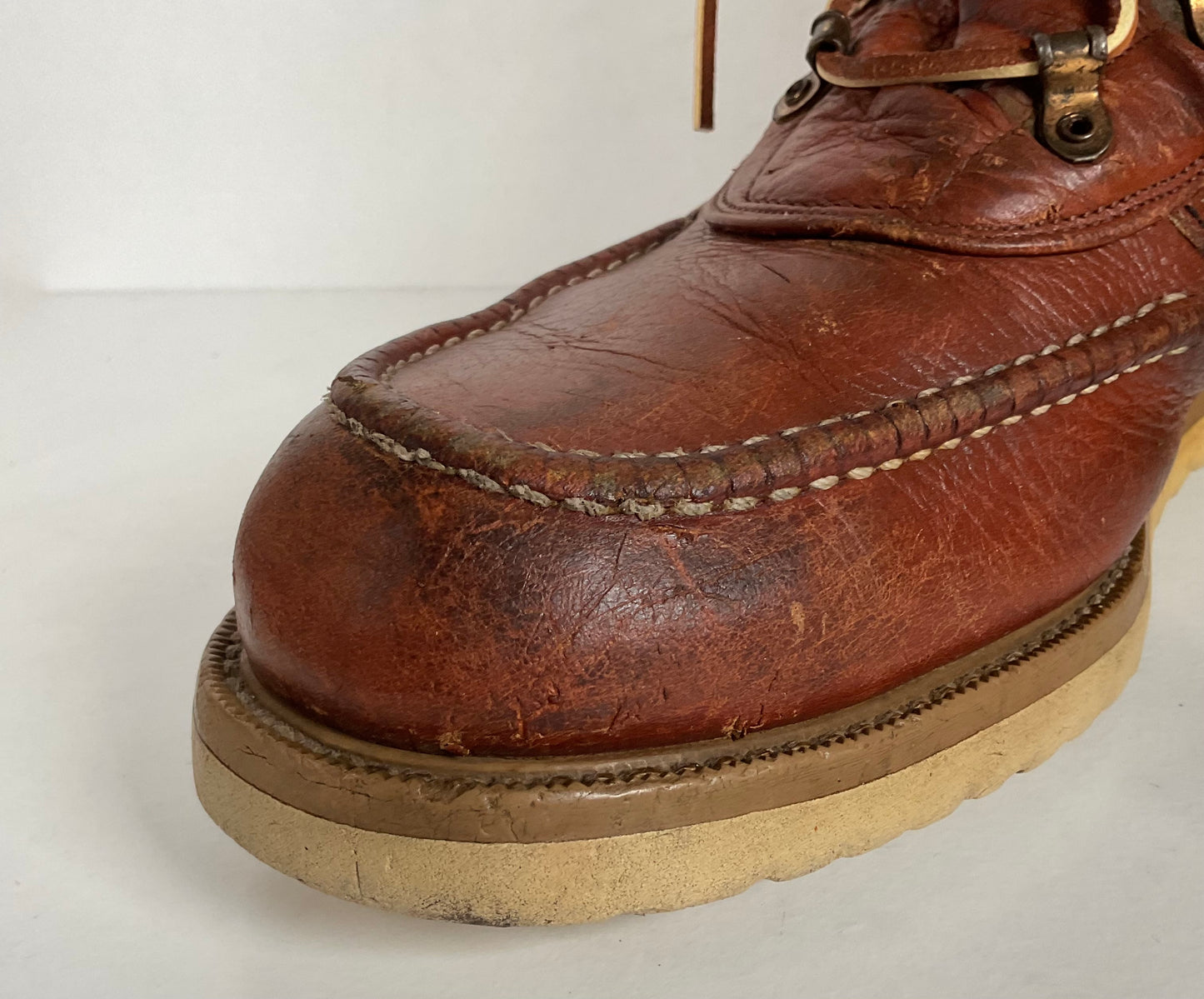 Vintage Montgomery Ward Powerhouse Boots | Moc Toe | Men’s 12 D