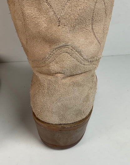 Vintage Levi’s Suede Buckaroo Cowboy Boots 12 M USA Made
