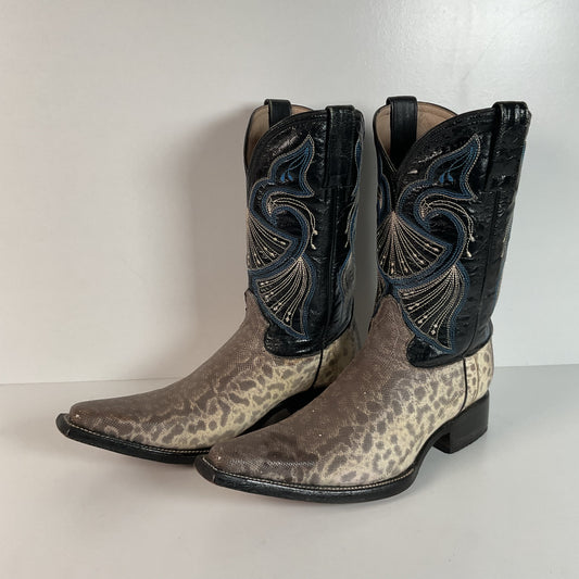 Karung Snakeskin Cowboy Boots | Water Snake | Exotic | Men’s 10.5