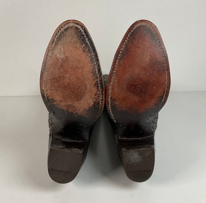 Vintage Nocona Full Python Cowgirl Boots | Snakeskin | Men’s 6 B | Women’s 7