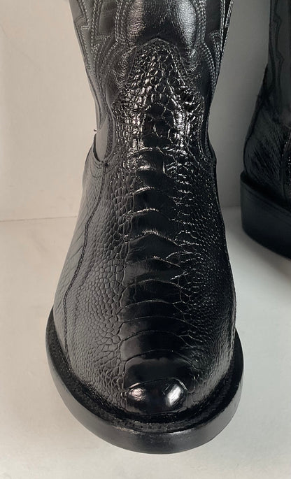 J.B. Dillon Ostrich Leg Cowboy Boots | Exotic | Men’s 8.5 EE