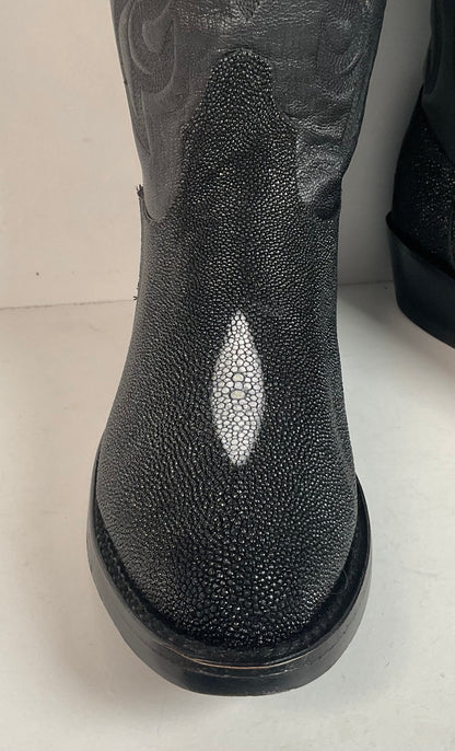 Los Altos Sea Stingray Cowboy Boots 10 D Exotic