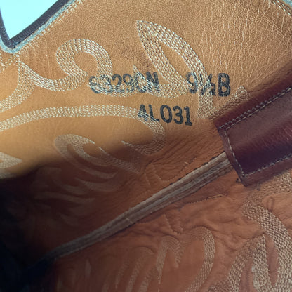 Lucchese San Antonio Ostrich Quill Cowboy Boots Men’s 9.5 B | Women’s 10.5