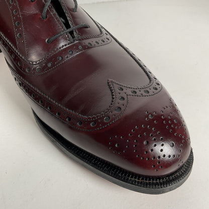 Vintage Johnston Murphy Oxford Shoes | Burgundy Calf | USA Made | Men’s 12 D