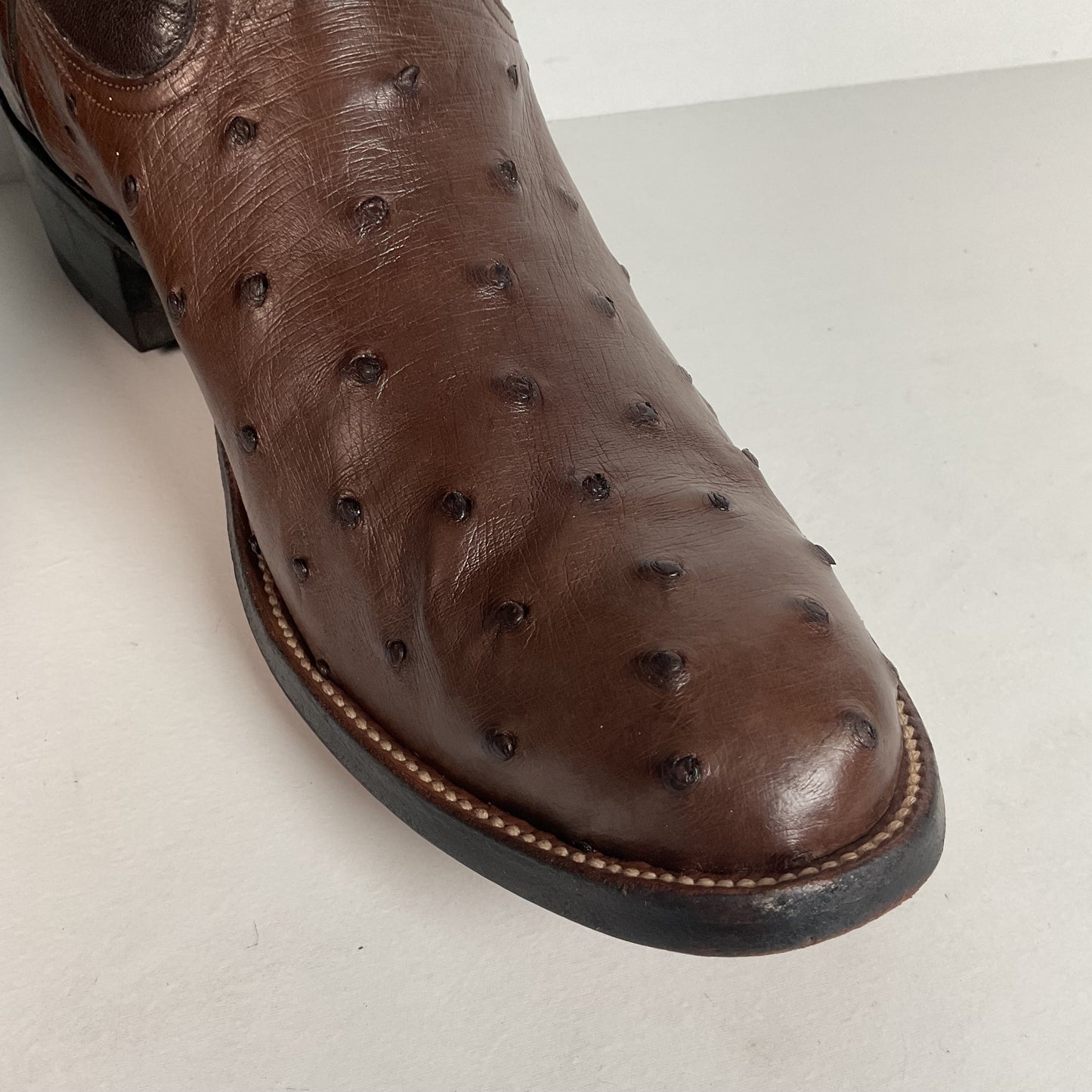 Mercedes Fort Worth Ostrich Quill Cowboy Boots | Custom | Exotic | Men’s 10