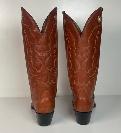 Vintage Morgan Miller Buckaroo Cowboy Boots | Narrow | Men’s 9.5 | Women’s 10.5