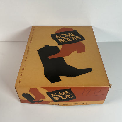 1960s Acme Wellington Roper Boots | Western | Original Box | Men’s 10 D