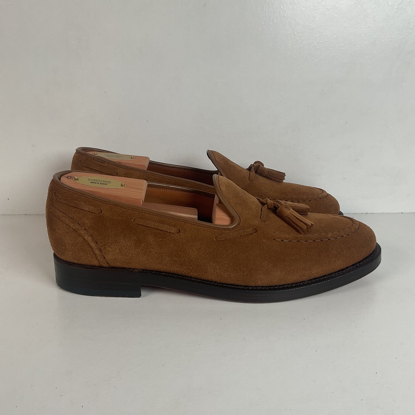 Polo Ralph Lauren Suede Tassel Loafers Men’s 9 D Goodyear Welted