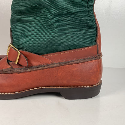 Vintage Gokey Botte Sauvage Snake Boots | Green Canvas | Men’s 13.5 D