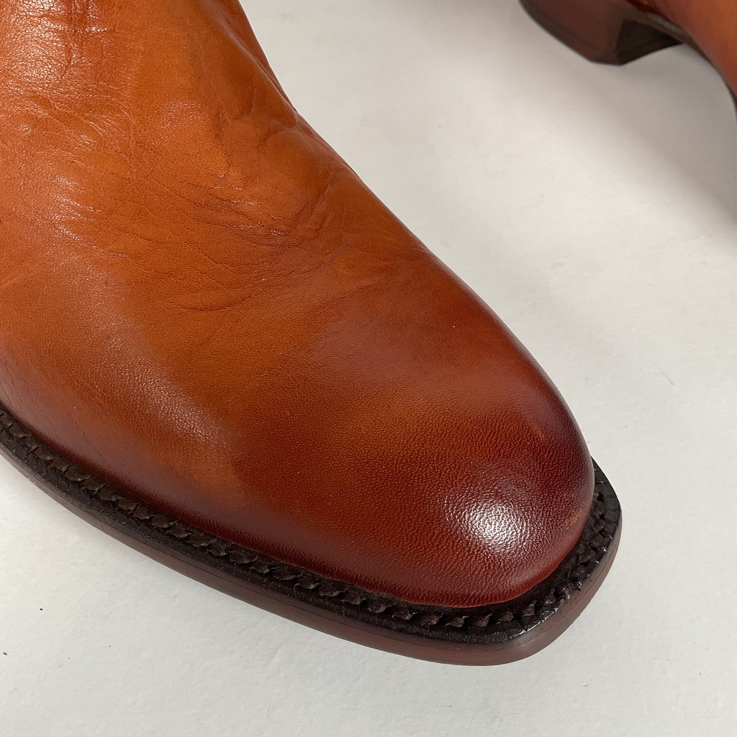 Lucchese Jodhpur Riding Boots | Burnished Calf | USA Made | GY | Men’s 10 D