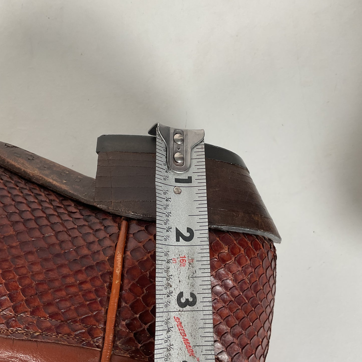 Tony Lama Anaconda Cowboy Boots | Exotic Snakeskin | Thrashed | Gold Label | 9.5