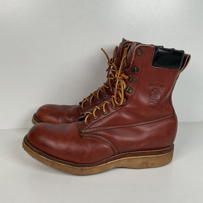Vintage Chippewa Bird Shooter Boots | USA Made | Crepe | Soft Toe | Men’s 11 D
