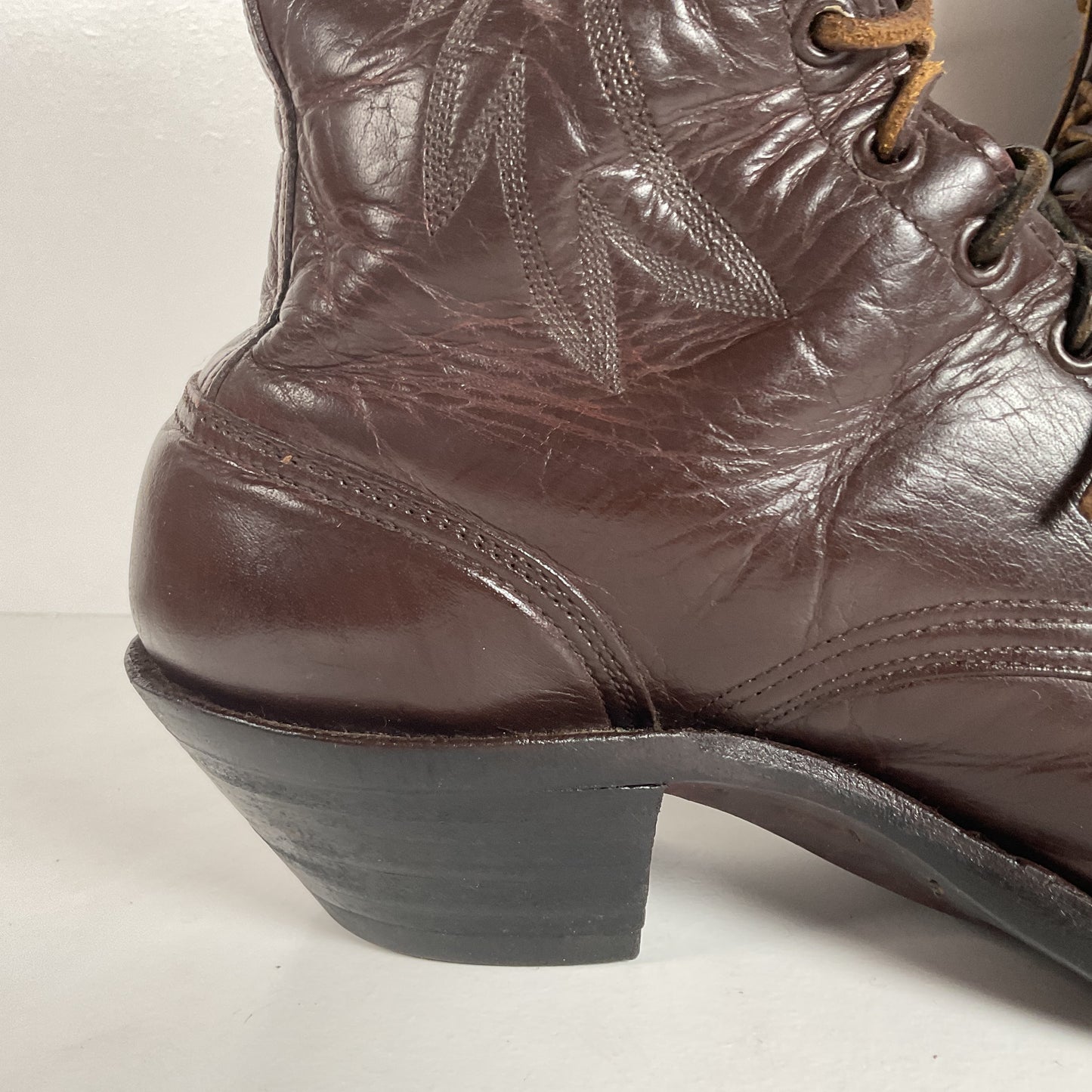 Custom Kiltie Packer Boots | Dark Brown | Men’s 9 D