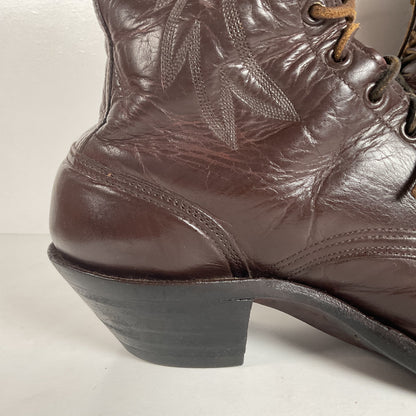 Custom Kiltie Packer Boots | Dark Brown | Men’s 9 D