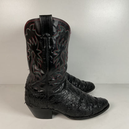 Vintage Olathe Sea Bass Cowboy Boots | Exotic | Distressed | Men’s 13 EE