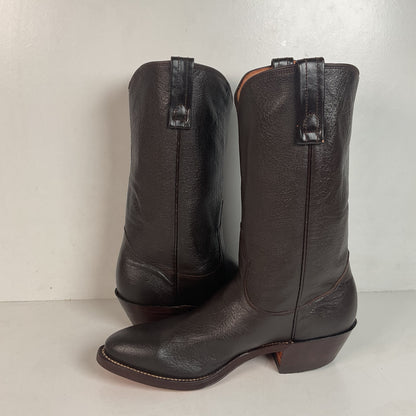 Vintage 1960s Nocona Water Buffalo Cowboy Boots 8 D Exotic