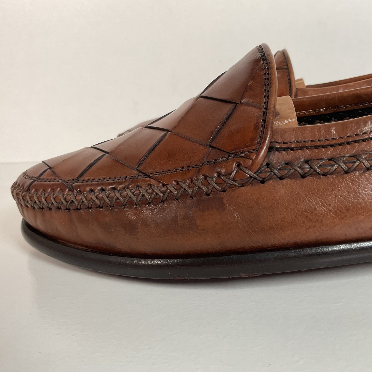 Cole Haan Bragano Loafers | Cristallo | Basket Weave | 8.5 M