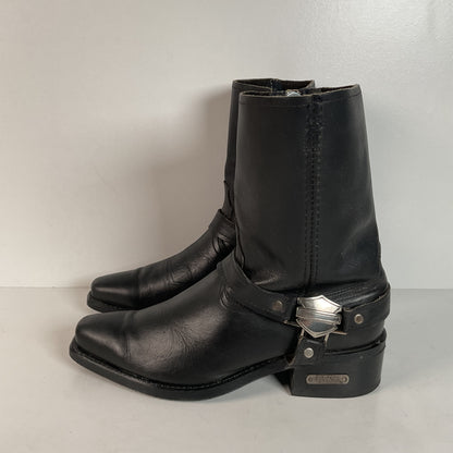 Vintage Harley Davidson Ankle Boots | Harness | USA Made | Men’s 8 D
