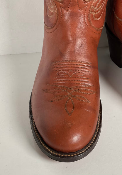 Vintage Tony Lama Tall Cowgirl Boots | Gold Label | Men’s 6.5 C | Women’s 7.5