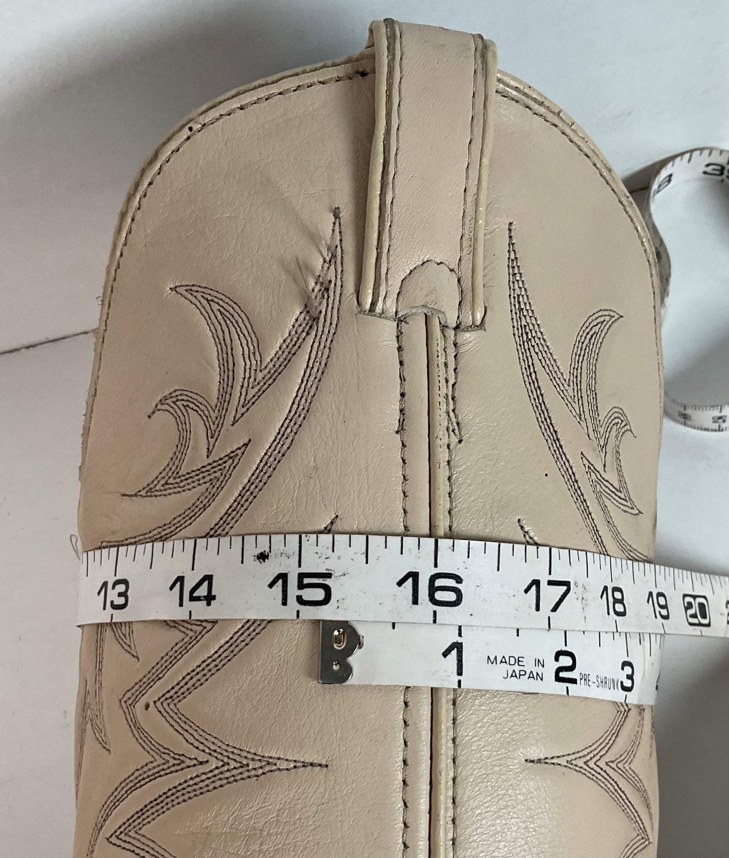 Vintage Laredo Front Cut Python Cowboy Boots 12 D USA Made Snakeskin