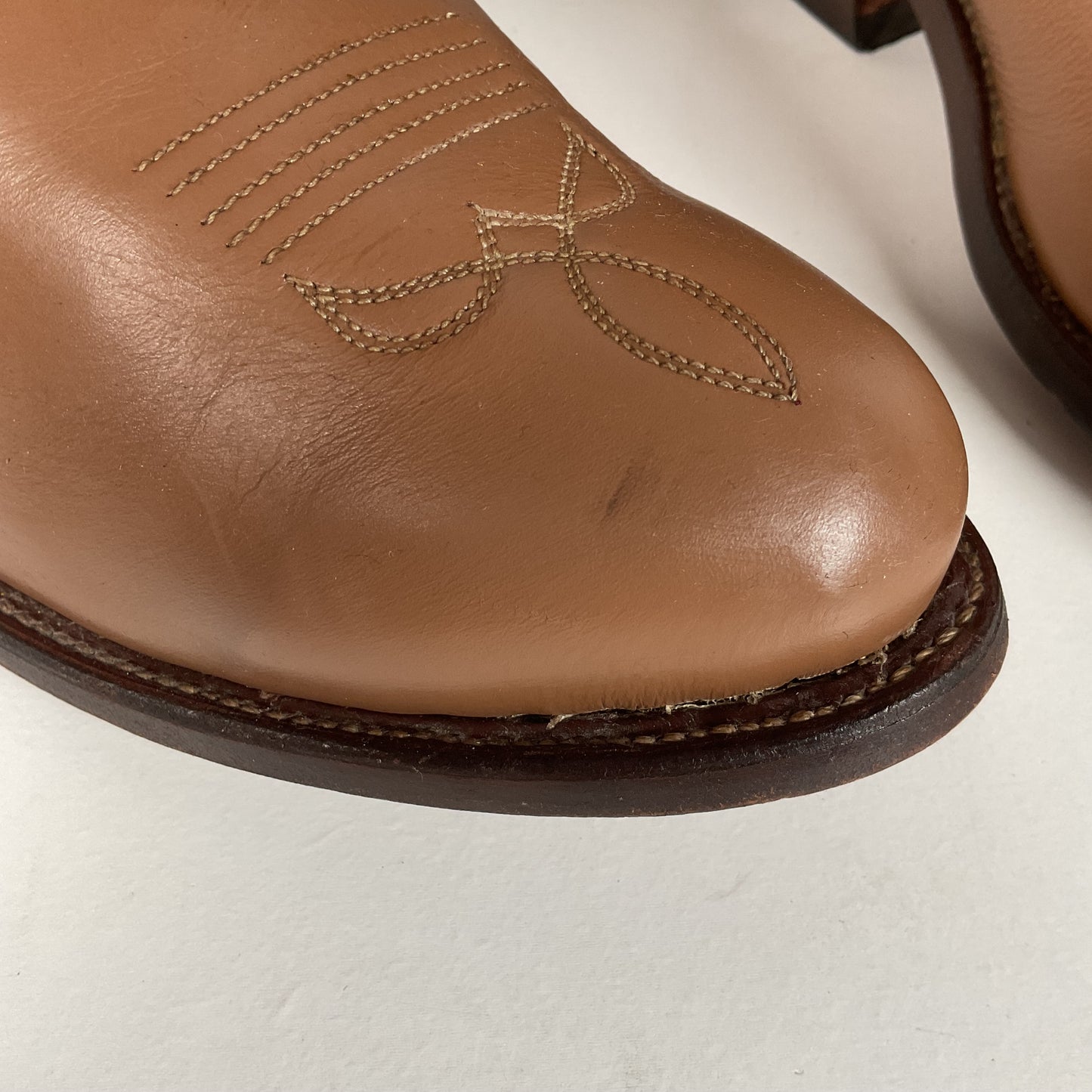 Stewart Fine Handmade Cowboy Boots | Custom | Set of (2) | Deertan | Men’s 9.5