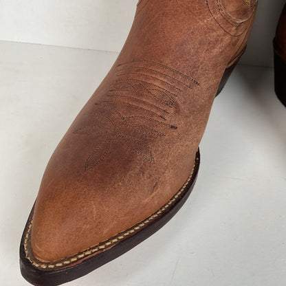 Vintage Justin Bay Apache Cowboy Boots | USA Made | Men’s 8 EE