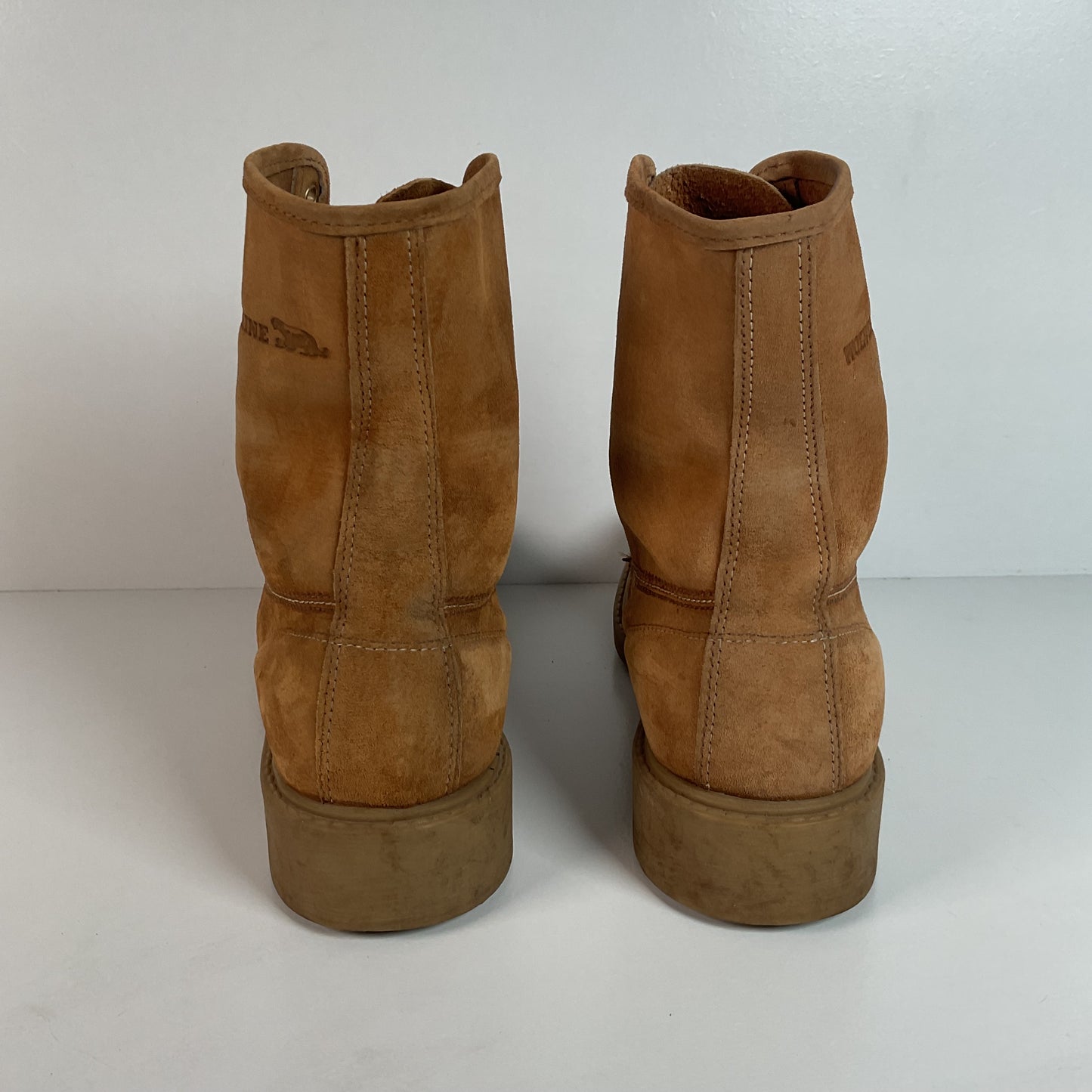 Vintage Wolverine Moc Toe Boots | Pig Skin Suede | USA Made | Men’s 11 C