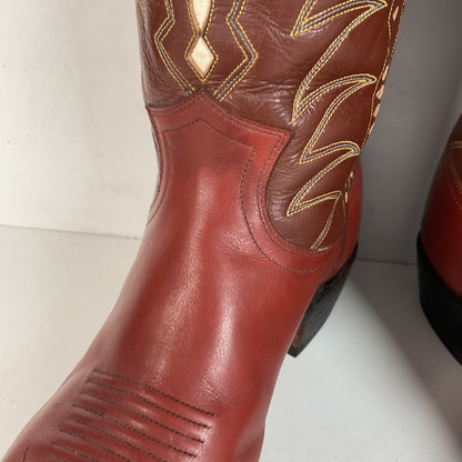 1960s Justin Pee Wee Cowboy Boots 10 D Shorty