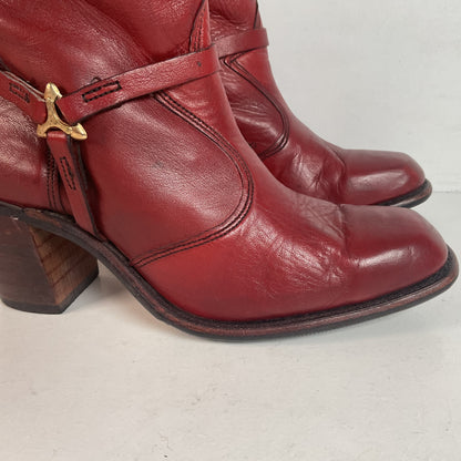 Vintage Wrangler Women’s Tall Harness Boots 7 M USA Made