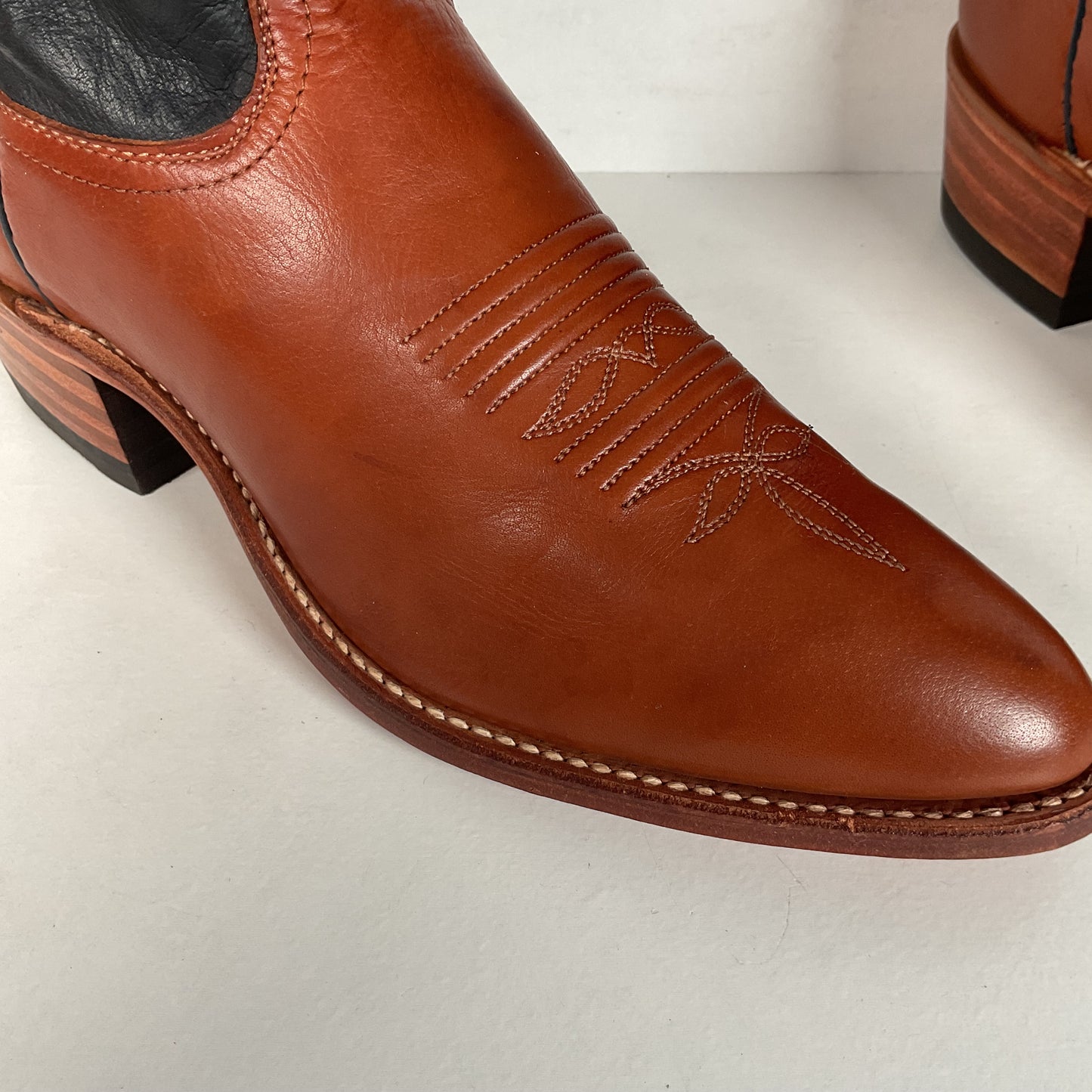 Vintage Dan Post Cowgirl Boots | USA Made | Tooled Inlays | Women’s 7 M