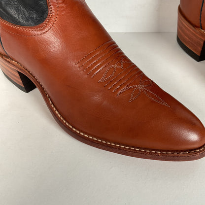 Vintage Dan Post Cowgirl Boots | USA Made | Tooled Inlays | Women’s 7 M