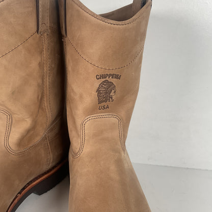Chippewa Wellington Boots | Nubuck Suede | USA Made | Men’s 12 D