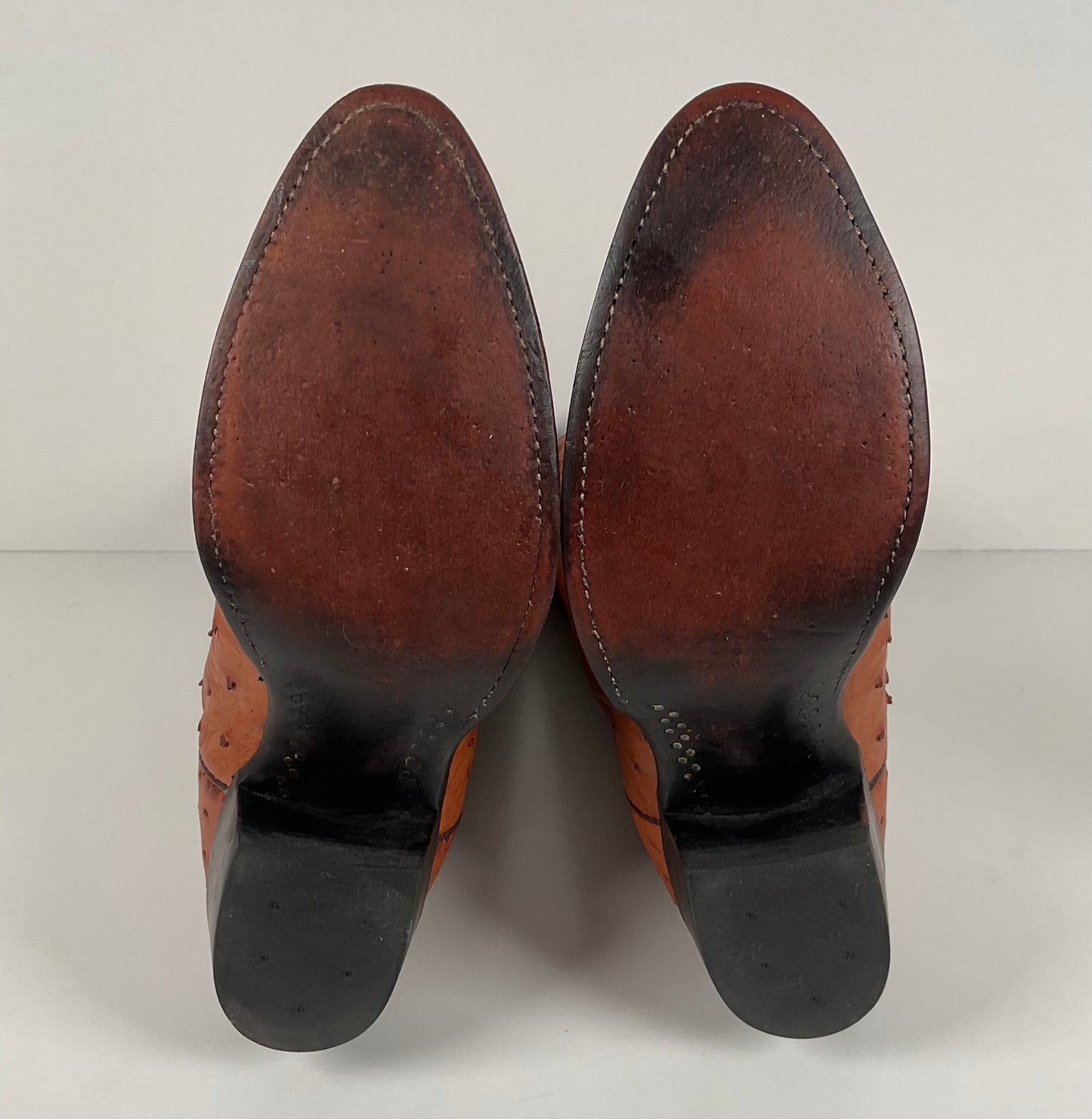 Justin Full Ostrich Quill Cowboy Boots | Exotic | USA Made | Men’s 10 D