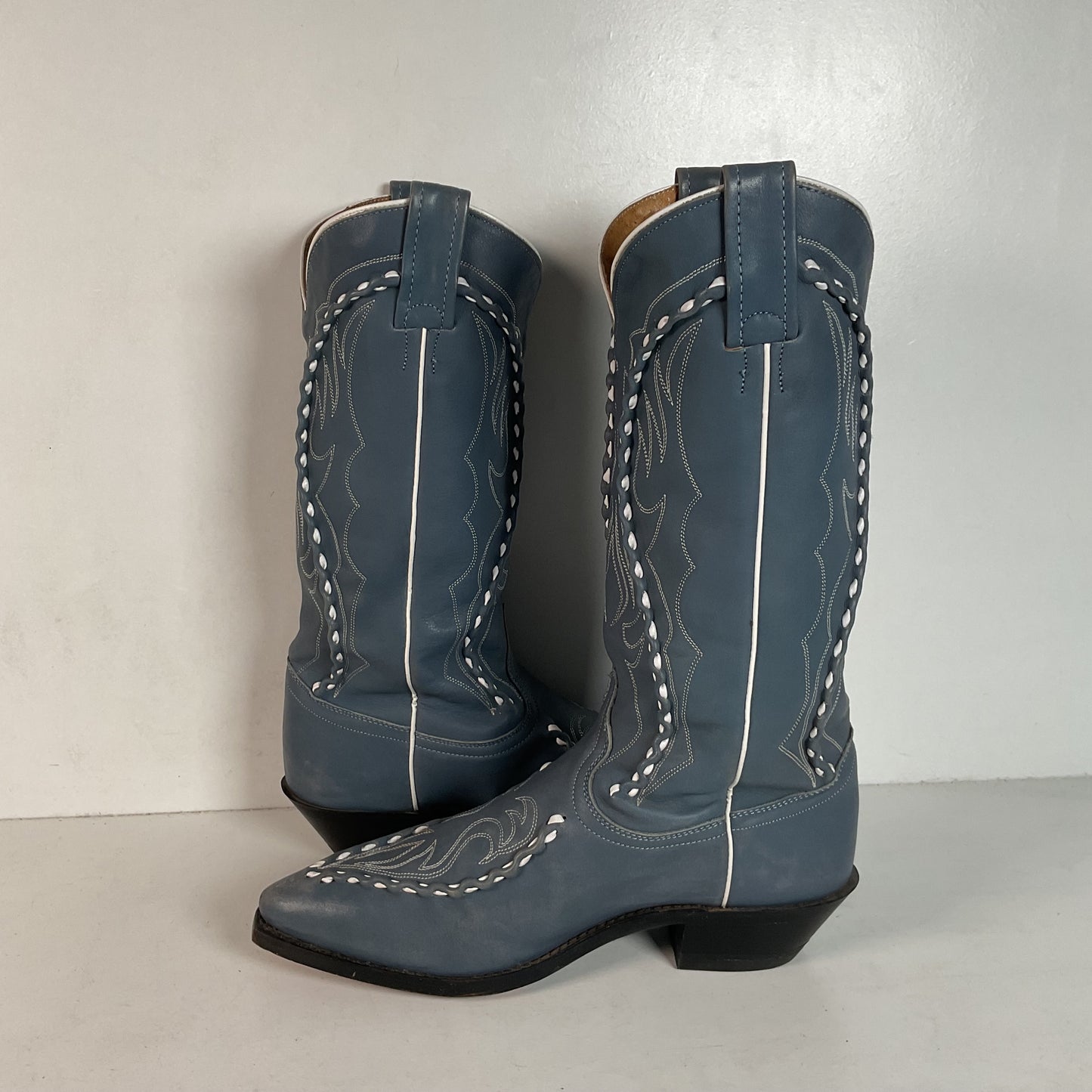 Dan Post Albany Bucklace Cowgirl Boots | Mule Skin | Blue | Women’s 8 M