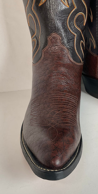 Vintage 1960s Exotic Hyer Cowboy Boots Men’s 11 A (Narrow) Deadstock