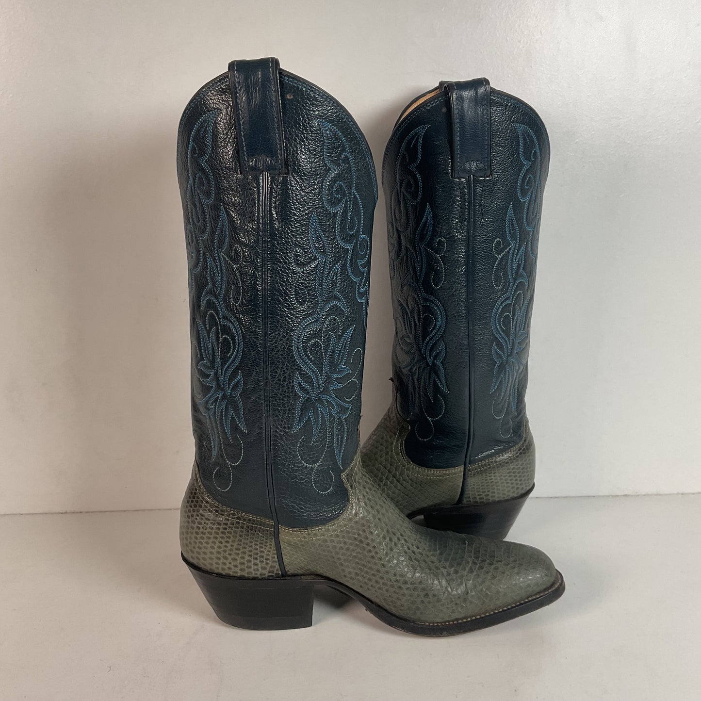Vintage Justin Lizard Cowgirl Boots | USA Made | Women’s 6.5 B