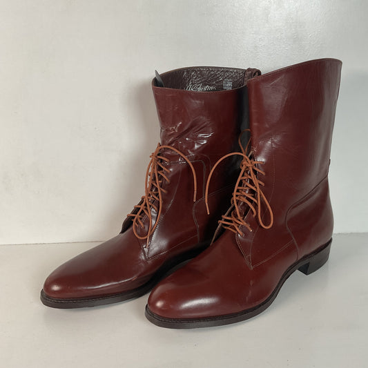 Vintage Justin Jodhpur Lace-Up Boots | Military Style | USA Made | Men’s 12 B
