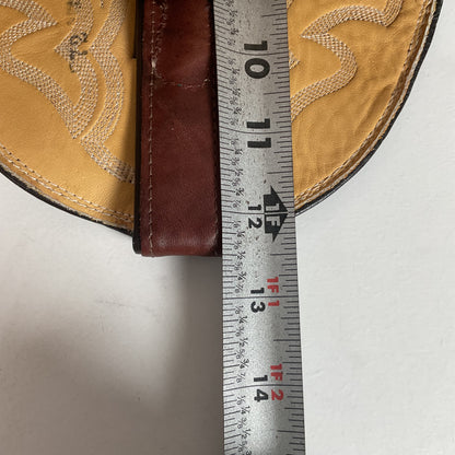 Vintage Justin Marbled Deerlite Cowboy Boots | USA Made | Deer Skin | 8.5 D