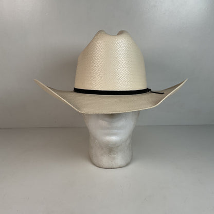 Serratelli Shantug Panama Straw Hat 7 1/4 XXXXXX Western Cowboy