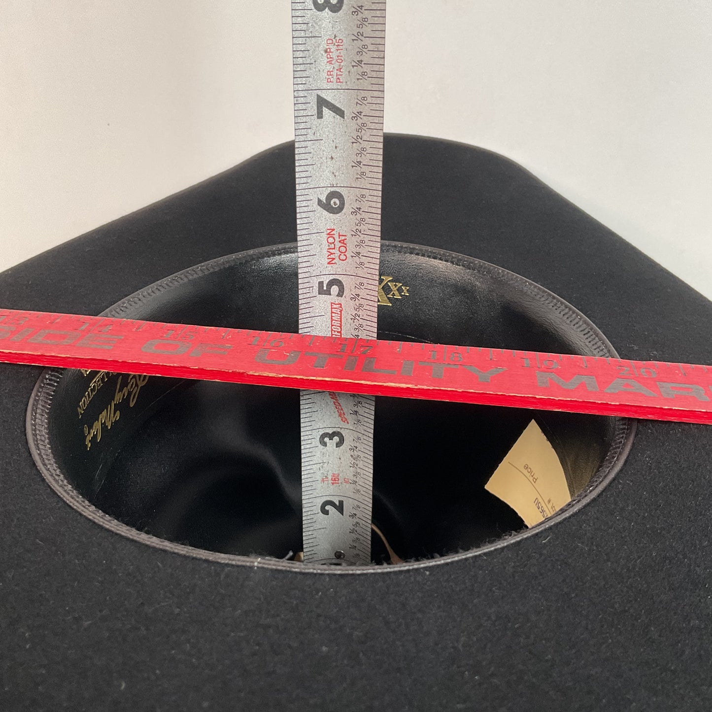 Vintage Milano Larry Mahan Cowboy Hat 6 5/8 Ridgetop Black 5X USA Made