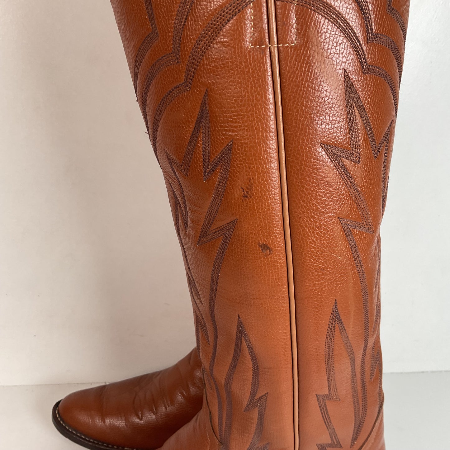 Jack Rowin Custom Cowboy Boots Men’s 9.5 Tall Stove Top Buckaroo